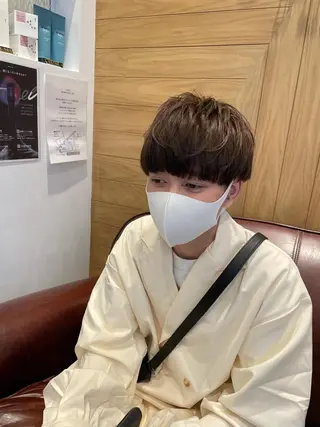 ショート メンズ 鈴村 大介のヘアスタイル