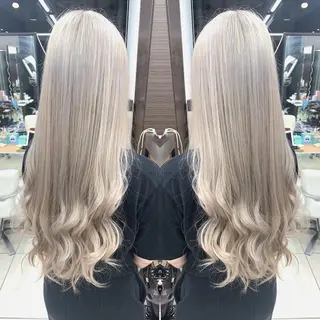 セミロング カラー Merci メルシー 福岡、今泉のヘアスタイル