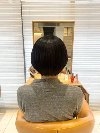 ショート 🪸暖色艶カラー/ shiori🫧のヘアスタイル