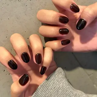 ネイル unwind ┊︎冬っぽネイル🧸のネイルデザイン