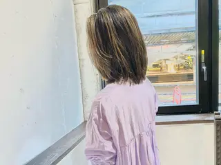 ミディアム カラー オーナースタイリスト 佐藤のヘアスタイル