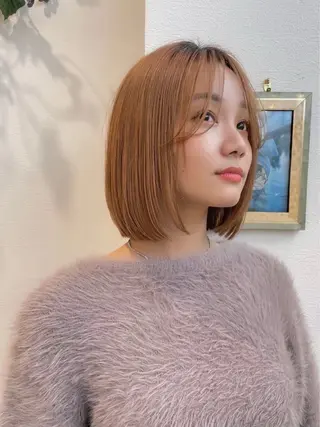 ミディアム 🎀ボブ/レイヤー /銀座/Emaのヘアスタイル