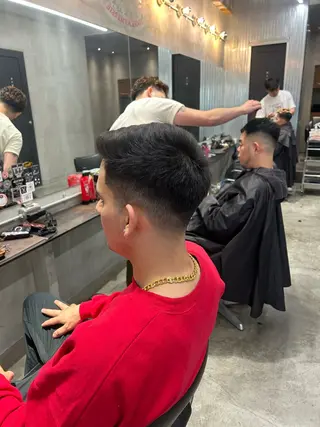 ショート メンズ 【明大前フェード/ メンズパーマ/岳】のヘアスタイル