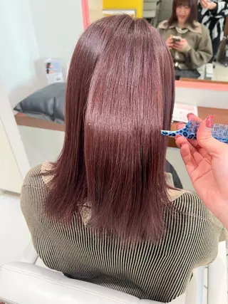 ミディアム カラー 似合わせ 垢抜け🌟 AKINOのヘアスタイル