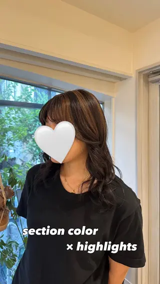 ロング カラー 🤎ハイライト/ 艶カラー/銀座🤎のヘアスタイル