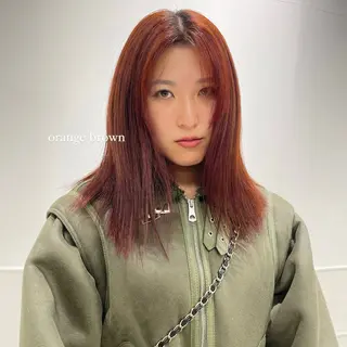 セミロング カラー ハイトーン/ボブ /HBL/AYUNAのヘアスタイル