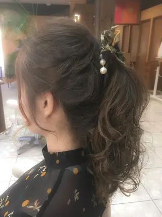 ロング 縮毛矯正/髪質改善 飯田公祐のヘアスタイル