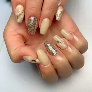 セミロング ネイル 下妻市ﾈｲﾙｻﾛﾝ M_styleのネイルデザイン