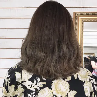 ミディアム カラー ヘアアレンジ 🦋美髪/エクステ 🦋アベイクミのヘアスタイル