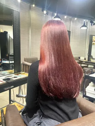 ロング カラー ブリーチ✨ハイライト 透明感カラー/アヤノのヘアスタイル