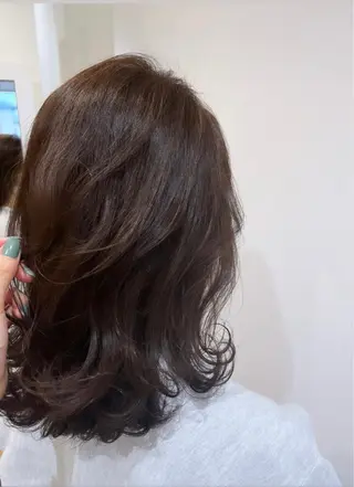 セミロング カラー ヘアアレンジ 和田 琉々香のヘアスタイル