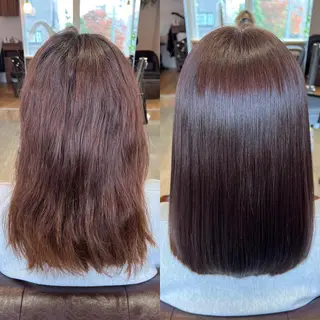 ミディアム カラー 【ツヤ髪を叶える】 店長 平間 響のヘアスタイル