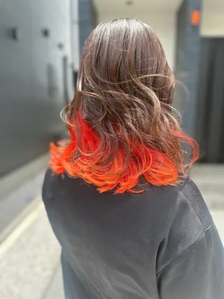 セミロング カラー K Harukaのヘアスタイル