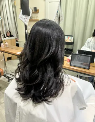 セミロング 𝐚𝐲𝐚𝐧𝐞 /美髪/ヘアアレンジのヘアスタイル