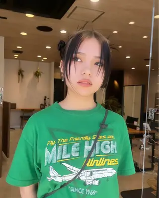 ロング カラー ヘアアレンジ 産休中です 艶カラー♡オカのヘアスタイル