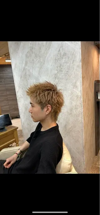 カラー Shimazaki Yojiのヘアスタイル