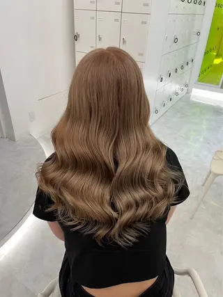 ミディアム カラー 💘トレンドスタイル 💘透明感ヘアのヘアスタイル