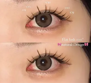 マツエク・マツパ NORA senaのマツエク・マツパデザイン