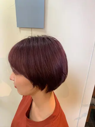 ショート カラー つくばUtooe's 副店長　寺沢颯のヘアスタイル