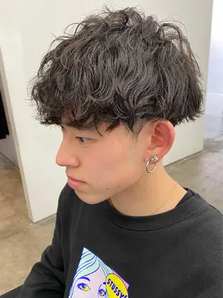 ショート パーマ メンズ ［似合わせヘア］ ✂︎OGURO✂︎のヘアスタイル
