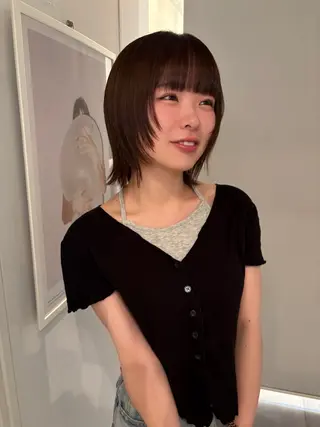 ショート カラー riria🎀カット /透明感カラーのヘアスタイル