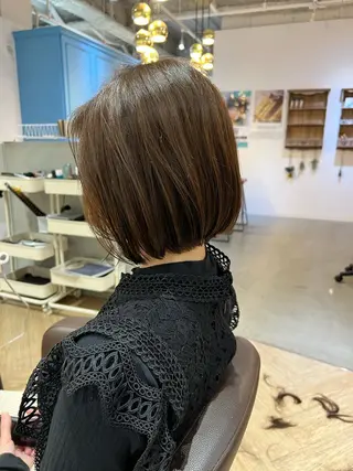 ミディアム AVANCE.西宮北口所属・白髪ぼかし/髪質改善 梅原響輝のヘアスタイル