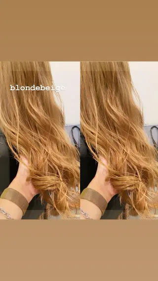 ロング カラー ヘアアレンジ 🌻Insta指名 NO.1🌻Shoのヘアスタイル