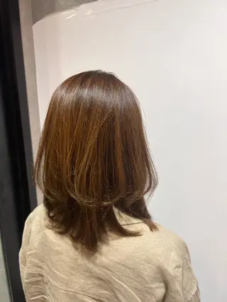 ロング 藤森結子/韓国ヘア/ パーソナルカラー診断のヘアスタイル