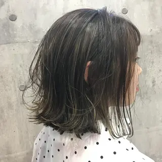 ミディアム カラー tipi 香椎・千早のヘアスタイル