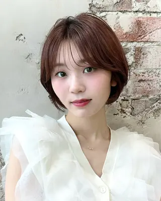 ショート カラー 💍新宿ショート 💍岩田莉奈のヘアスタイル
