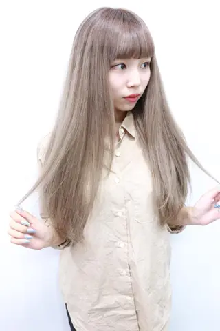 ロング カラー ヘアアレンジ エクステの神様 ▫️原島ユウヤ▫️のヘアスタイル