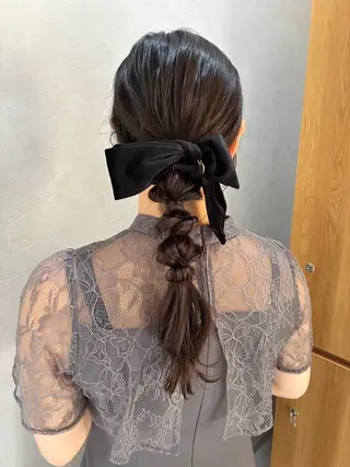 ロング ヘアアレンジ 遠藤 玲のヘアスタイル