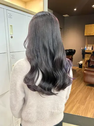 ロング カラー ヘアアレンジ ♡韓国風ヘア 🐈♡MIHOのヘアスタイル