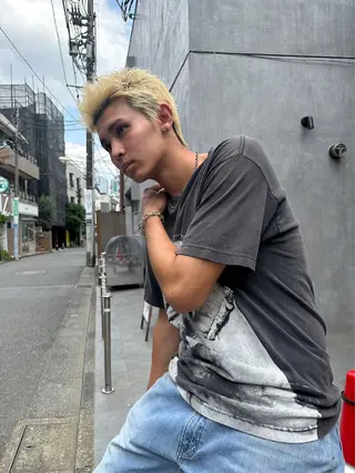 カラー パーマ ヘアアレンジ メンズ ✨【公式】渋谷メンズ サロン BLUCK✨のヘアスタイル