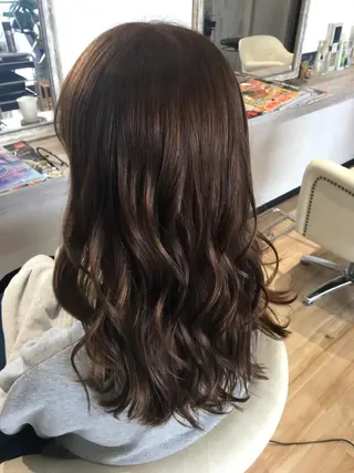 ロング カラー Toy stage所属・Toy stage 大内のヘアスタイル