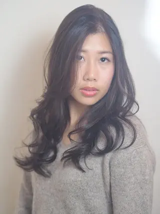 ロング カラー ヘアアレンジ GLOSSY所属・坂本 直樹のヘアスタイル