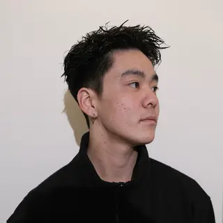 ショート パーマ メンズ GAKU 岳人のヘアスタイル