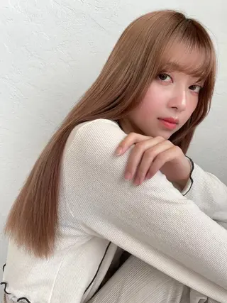 ロング Glimpse大濠店 髪質改善/福岡大濠のヘアスタイル