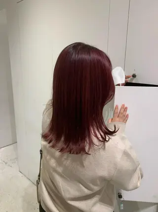 ミディアム カラー bob/ aoiのヘアスタイル