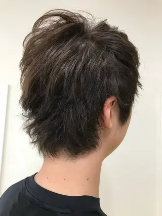 ショート カラー メンズ 横田 尚登のヘアスタイル