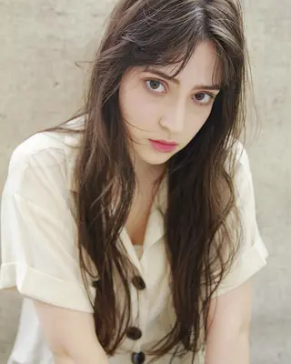 セミロング カラー 透明感カラー/ くびれヘア/館岡俊平のヘアスタイル