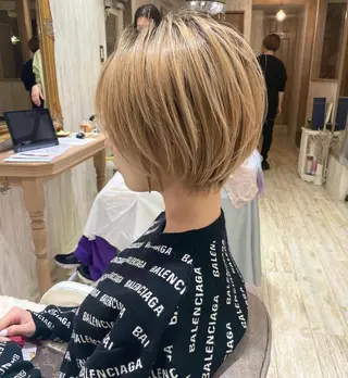 ショート おのだ あやなのヘアスタイル