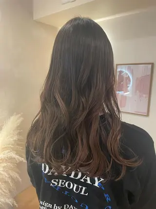 ロング 暖色/ミルクティー/ レイヤー/yuriaのヘアスタイル