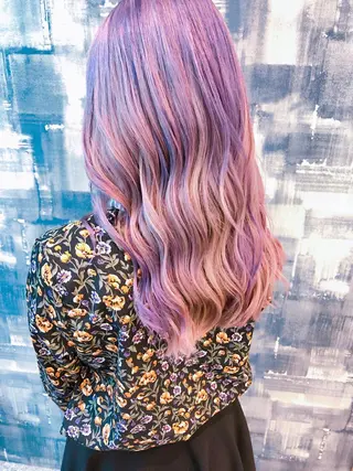 ロング カラー hair  design  ALBERO所属・日高 香織のヘアスタイル