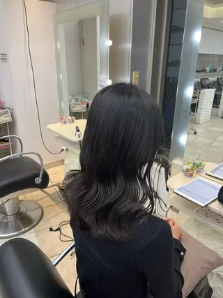 セミロング 韓国レイヤー×モテ髪 /MITSUKI🤍のヘアスタイル