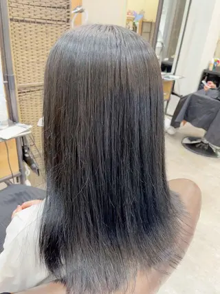 セミロング カラー ヘアアレンジ ケイゴ【店長】 メンズパーマ特化のヘアスタイル