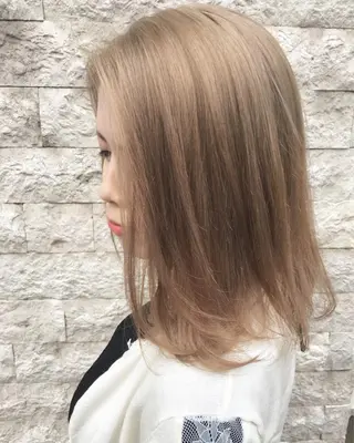 ミディアム カラー ヘアアレンジ エクステの神様 ▫️原島ユウヤ▫️のヘアスタイル