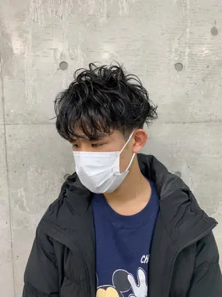 ショート パーマ メンズ クセを最大限に活かす メンズパーマ奈良大祐のヘアスタイル