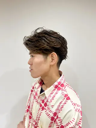 パーマ メンズ 川端 明莉のヘアスタイル