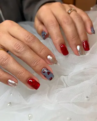 ネイル takara nail所属・takara射水高岡 マグネット韓国ポップのネイルデザイン